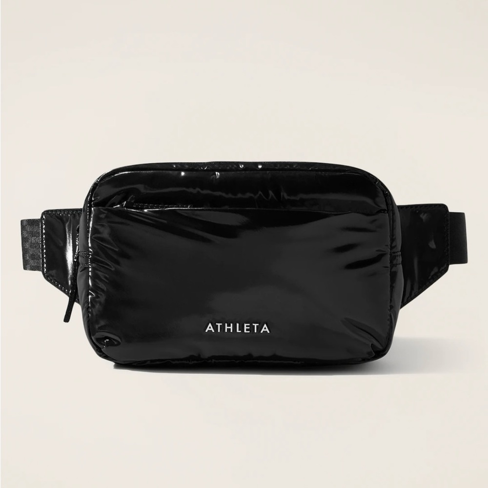 ATHLETA ALL ABOUT SHINE PUFF LARGE BELT BAG